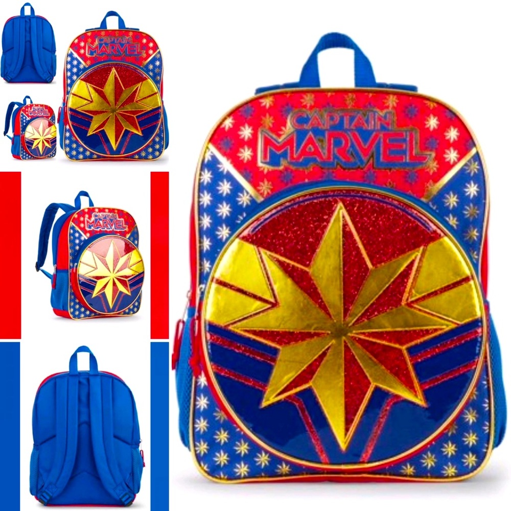 Captain Marvel Large Backpack - Picture 5 of 7